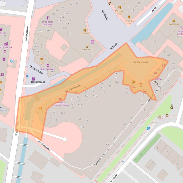 Kaart van postcodegebied 2661LM.