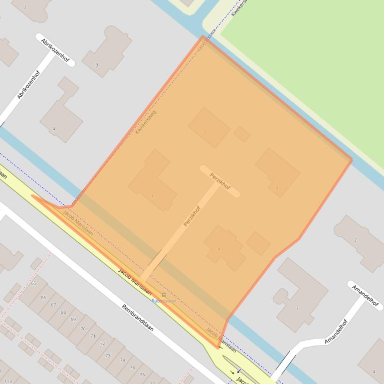 Kaart van postcodegebied 2661LS.