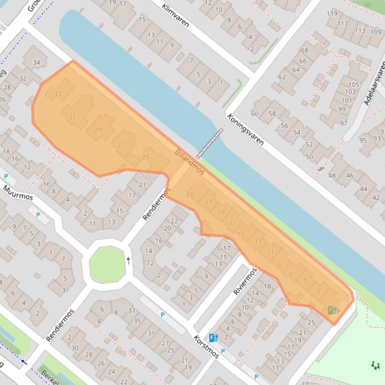 Kaart van postcodegebied 2661MT.