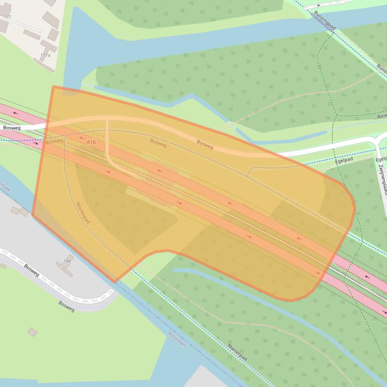 Kaart van postcodegebied 2661NA.
