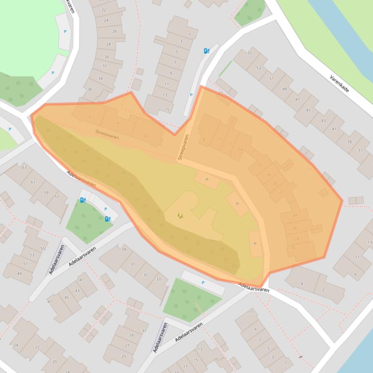 Kaart van postcodegebied 2661PL.