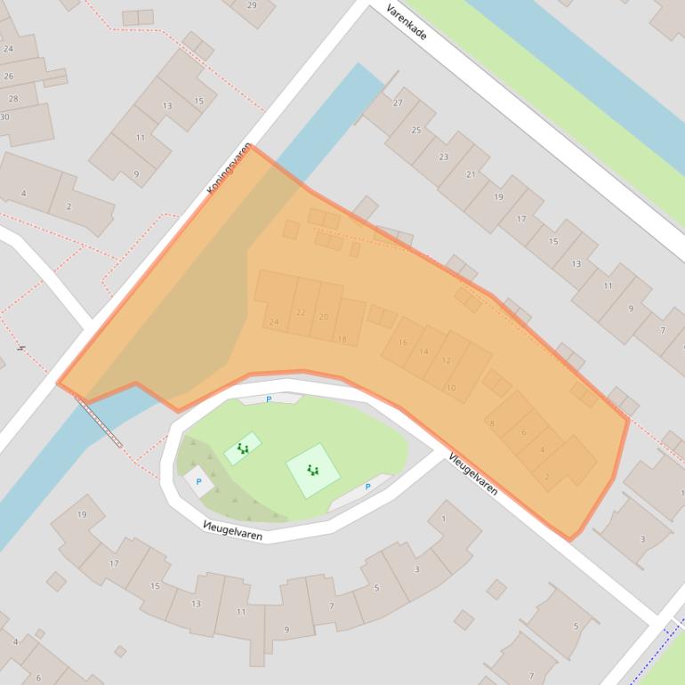 Kaart van postcodegebied 2661PP.