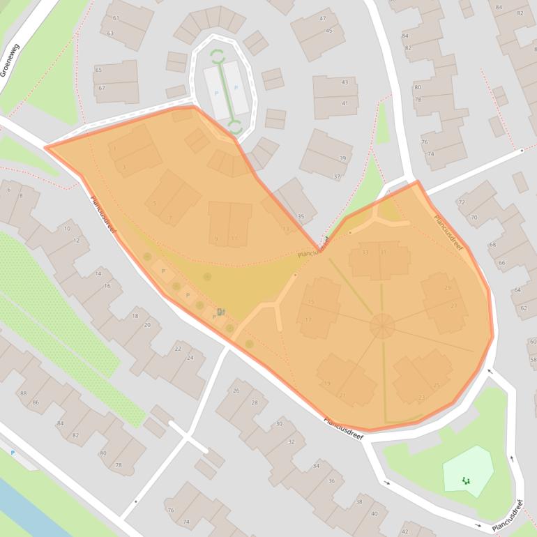 Kaart van postcodegebied 2661RJ.