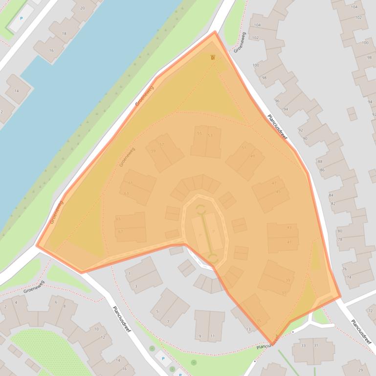 Kaart van postcodegebied 2661RK.