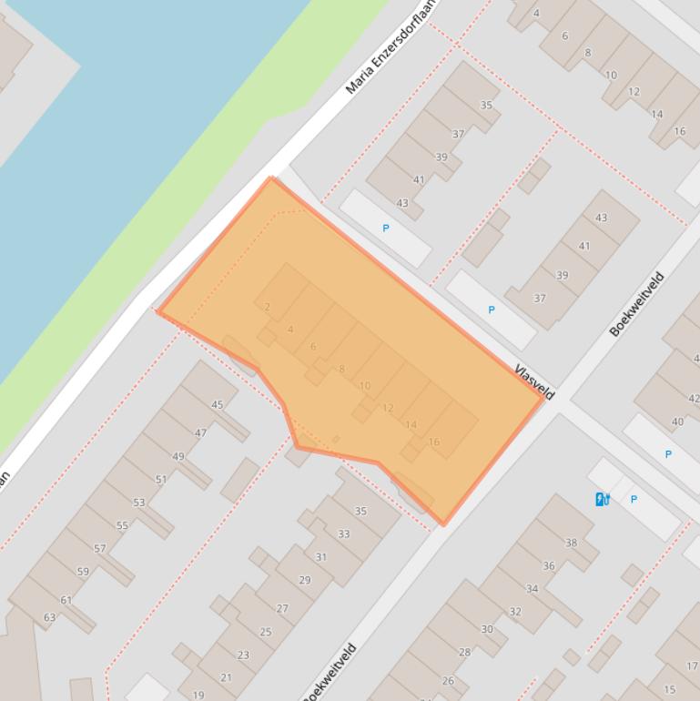 Kaart van postcodegebied 2661VP.