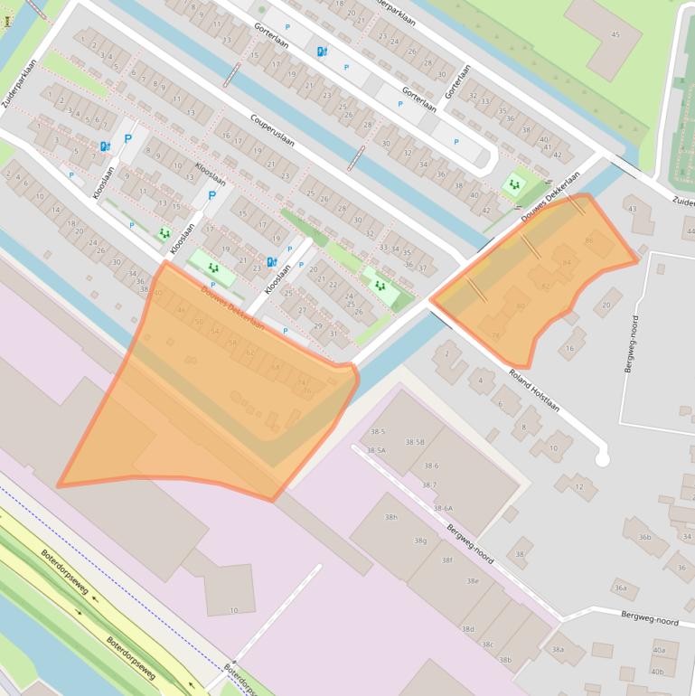 Kaart van postcodegebied 2662AL.