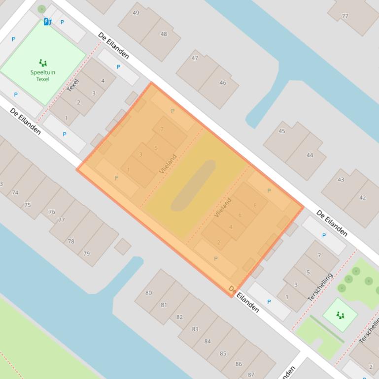 Kaart van postcodegebied 2662AS.