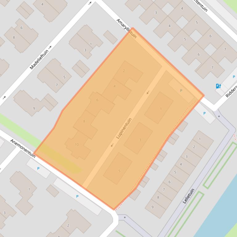 Kaart van postcodegebied 2662CS.