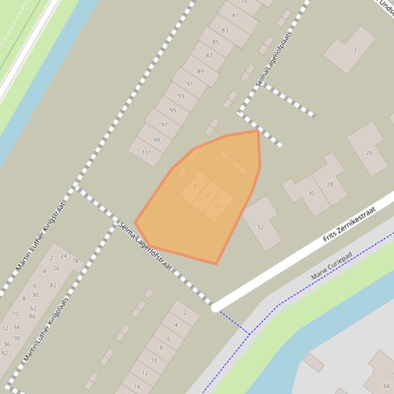Kaart van postcodegebied 2662KV.