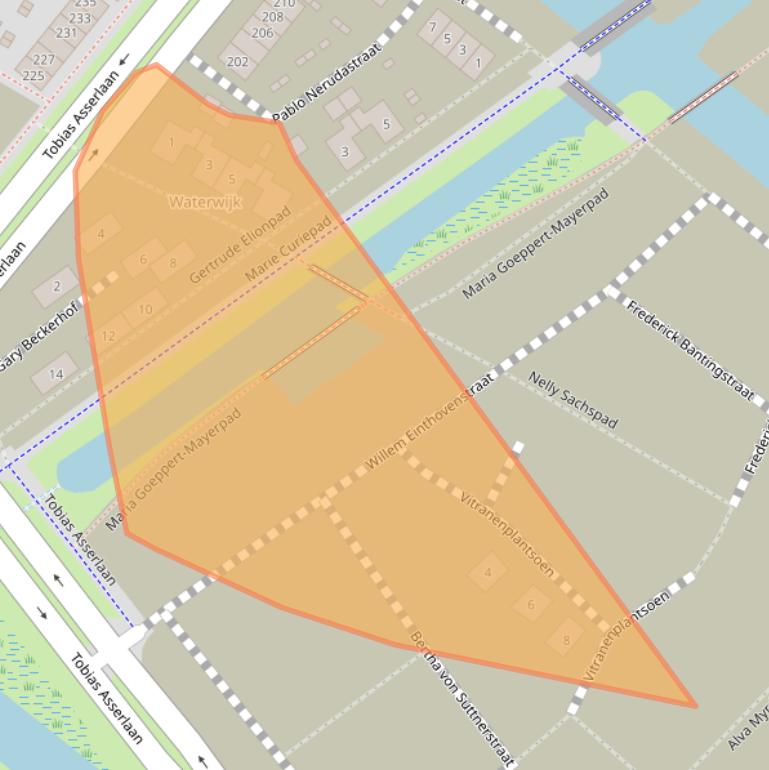 Kaart van postcodegebied 2662LM.
