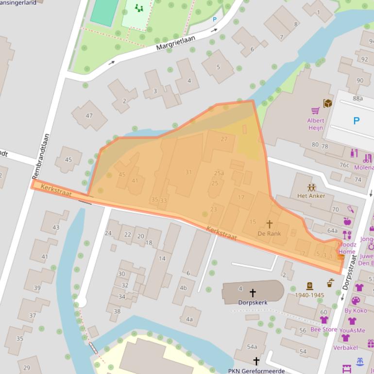 Kaart van postcodegebied 2665BD.