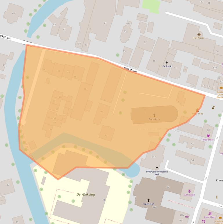 Kaart van postcodegebied 2665BE.