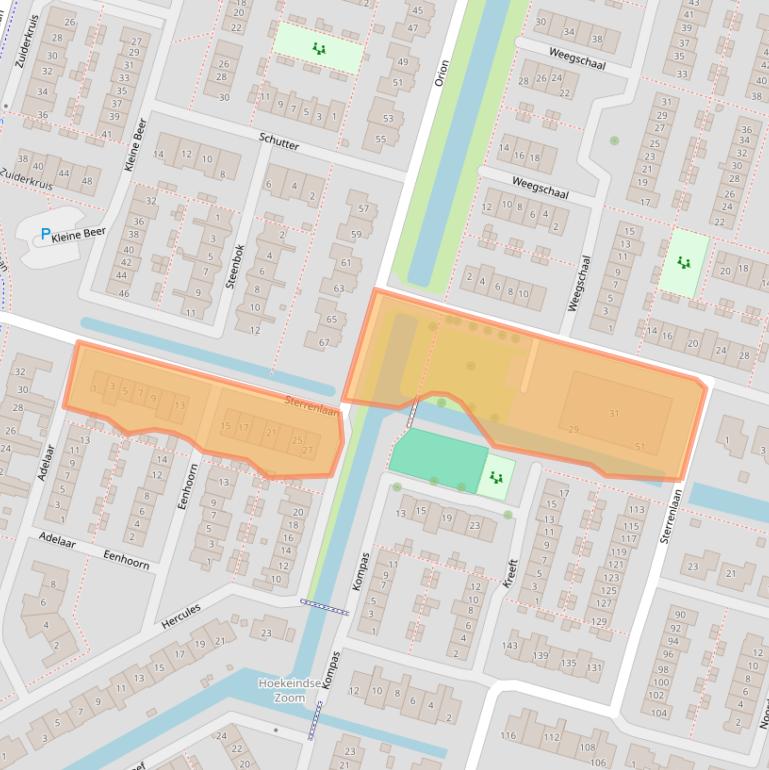Kaart van postcodegebied 2665BR.