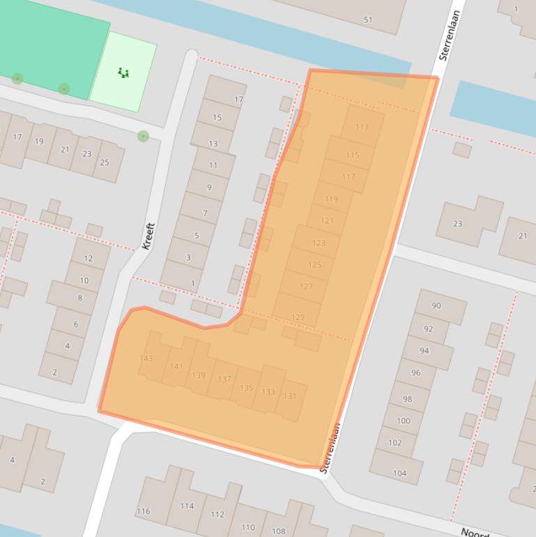 Kaart van postcodegebied 2665BS.