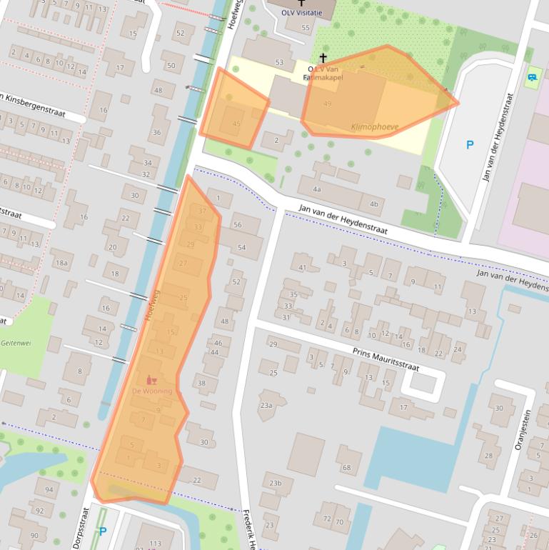 Kaart van postcodegebied 2665CB.