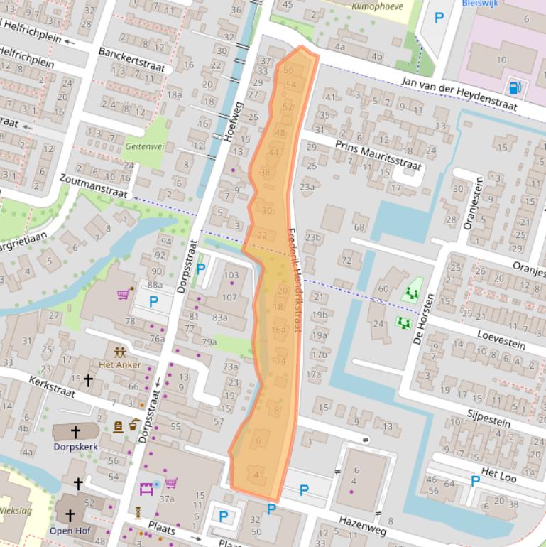 Kaart van postcodegebied 2665CK.