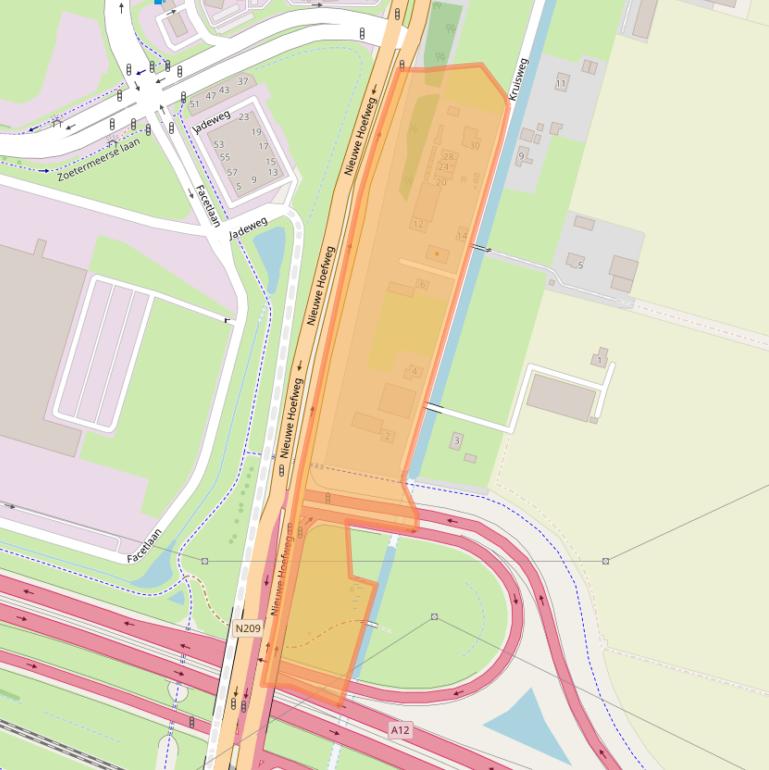 Kaart van postcodegebied 2665HB.