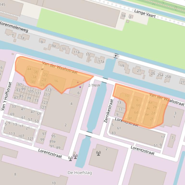 Kaart van postcodegebied 2665JK.