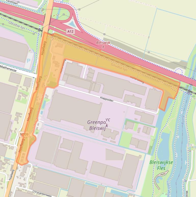 Kaart van postcodegebied 2665LB.