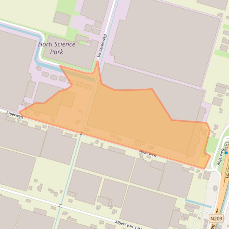 Kaart van postcodegebied 2665LM.