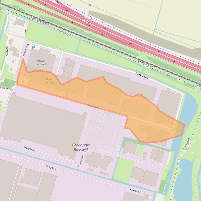 Kaart van postcodegebied 2665MR.