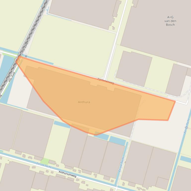 Kaart van postcodegebied 2665NB.