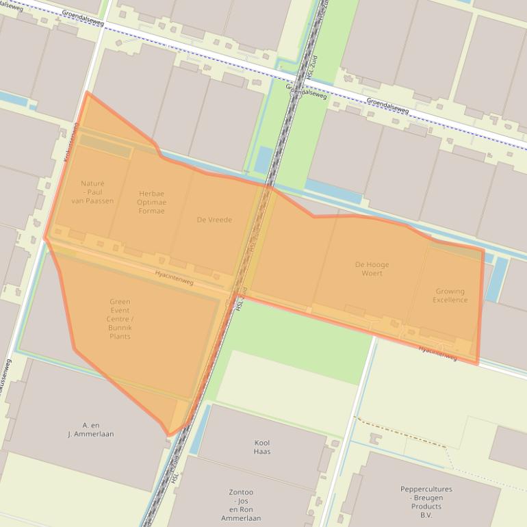 Kaart van postcodegebied 2665NC.