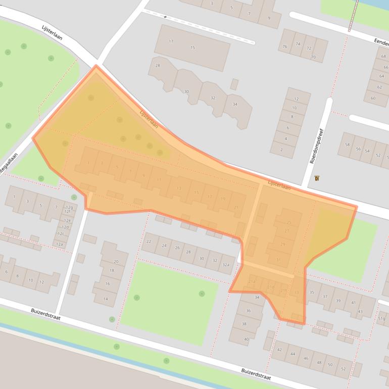 Kaart van postcodegebied 2665TH.