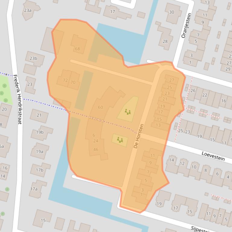 Kaart van postcodegebied 2665TS.