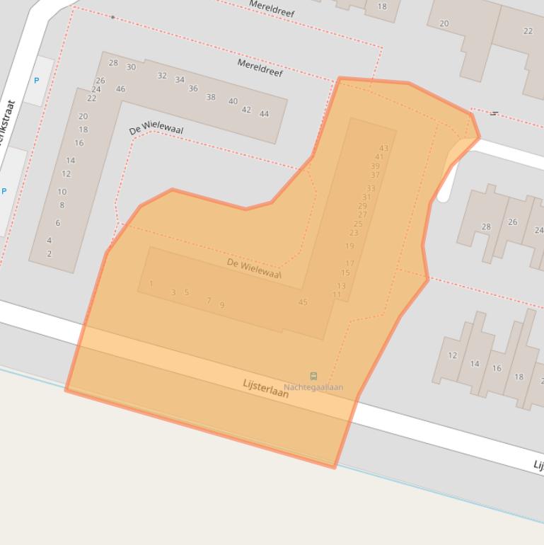 Kaart van postcodegebied 2665VB.