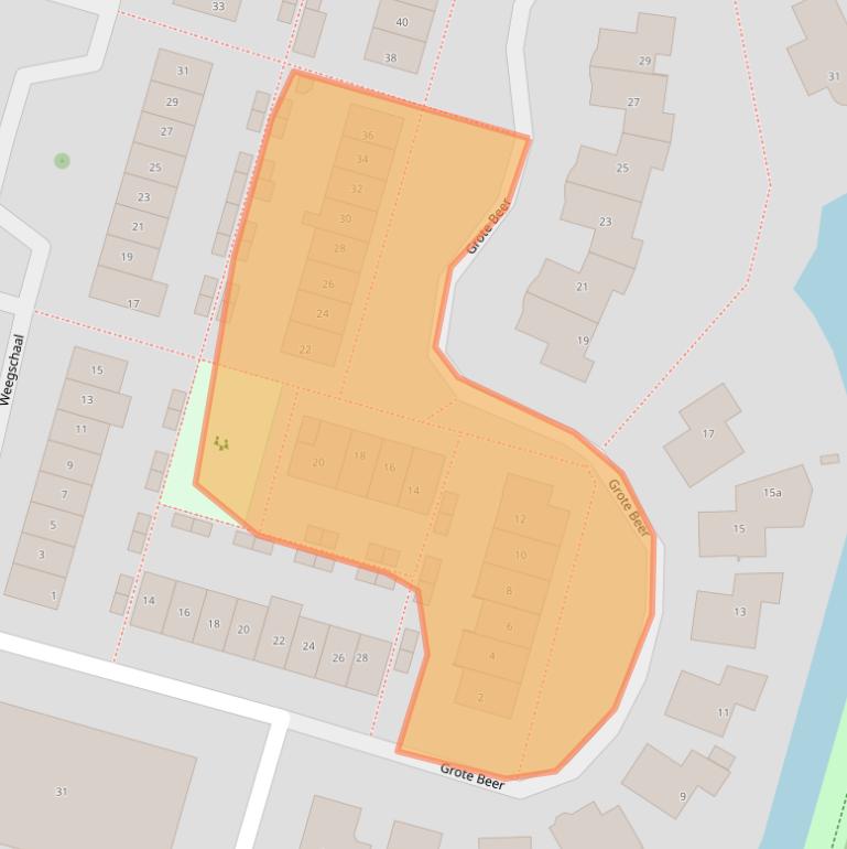 Kaart van postcodegebied 2665WL.
