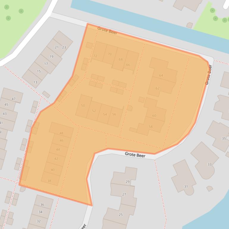 Kaart van postcodegebied 2665WN.