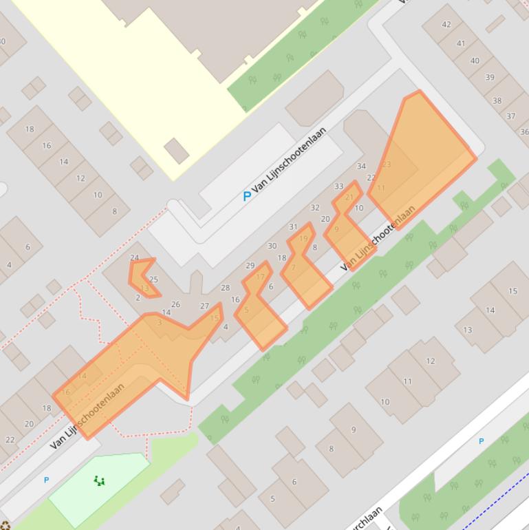 Kaart van postcodegebied 2671CD.