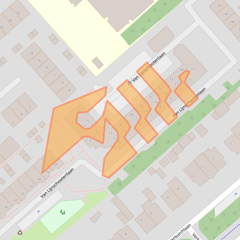 Kaart van postcodegebied 2671CG.