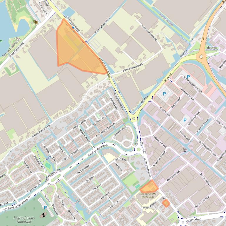 Kaart van postcodegebied 2671CM.