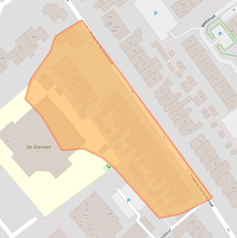 Kaart van postcodegebied 2671GN.