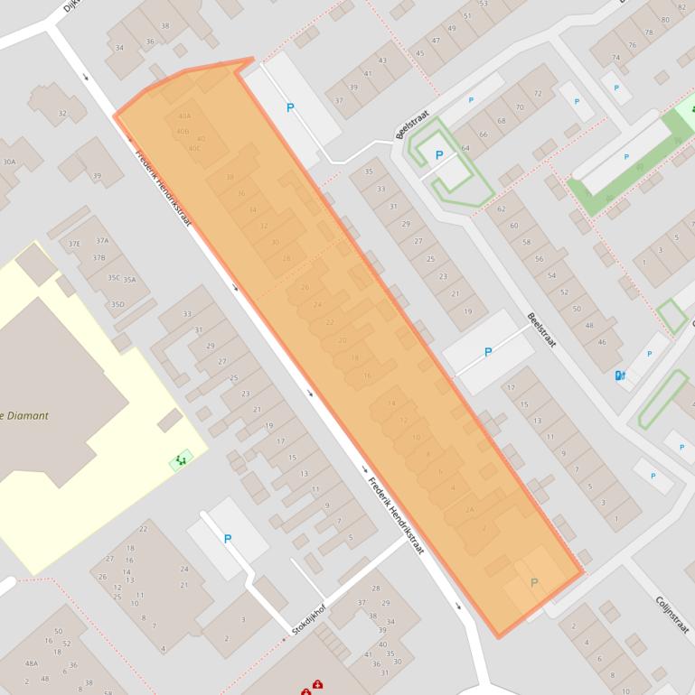 Kaart van postcodegebied 2671GP.