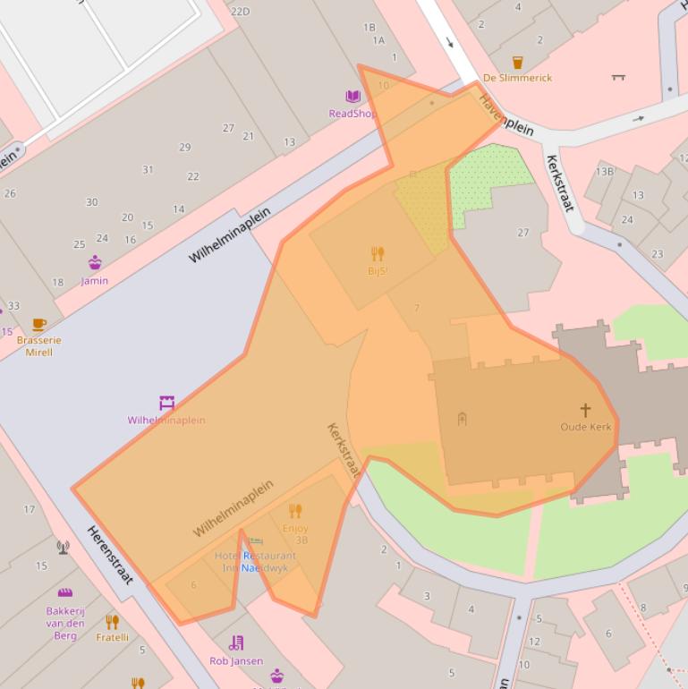 Kaart van postcodegebied 2671GR.