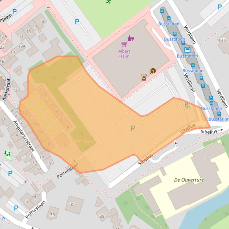 Kaart van postcodegebied 2671HE.