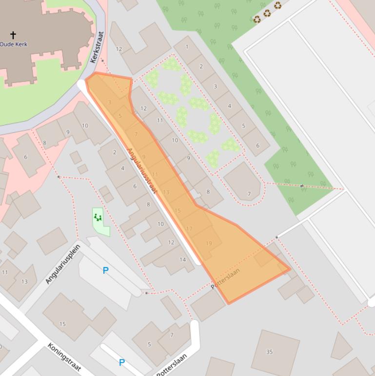 Kaart van postcodegebied 2671HG.