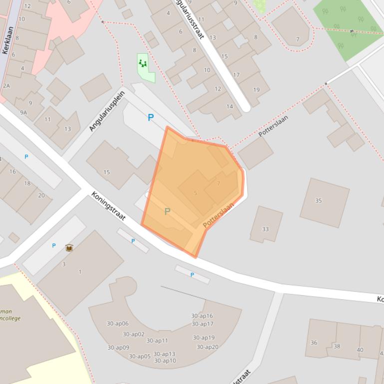 Kaart van postcodegebied 2671JW.