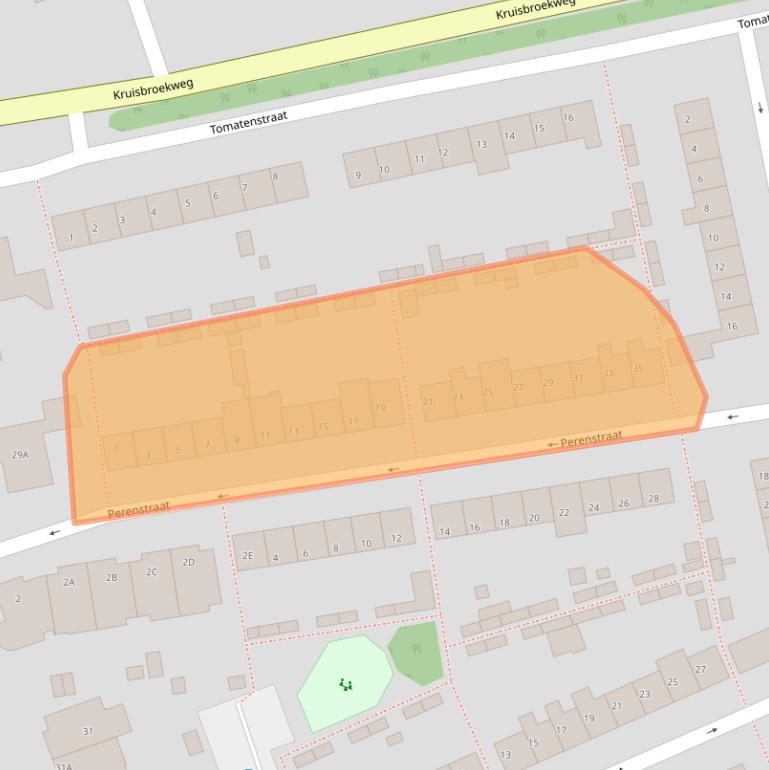 Kaart van postcodegebied 2671KW.
