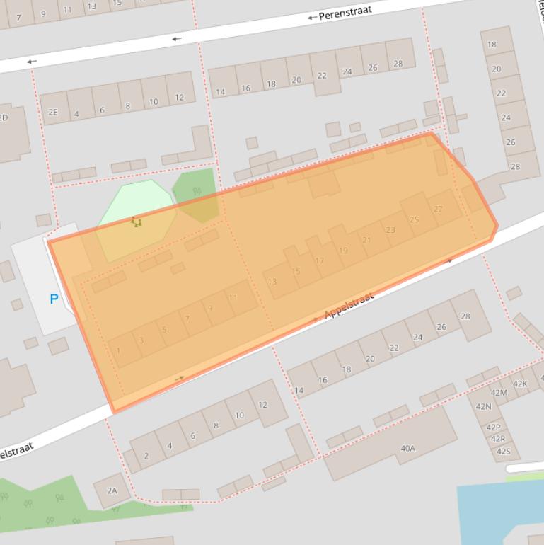 Kaart van postcodegebied 2671LB.