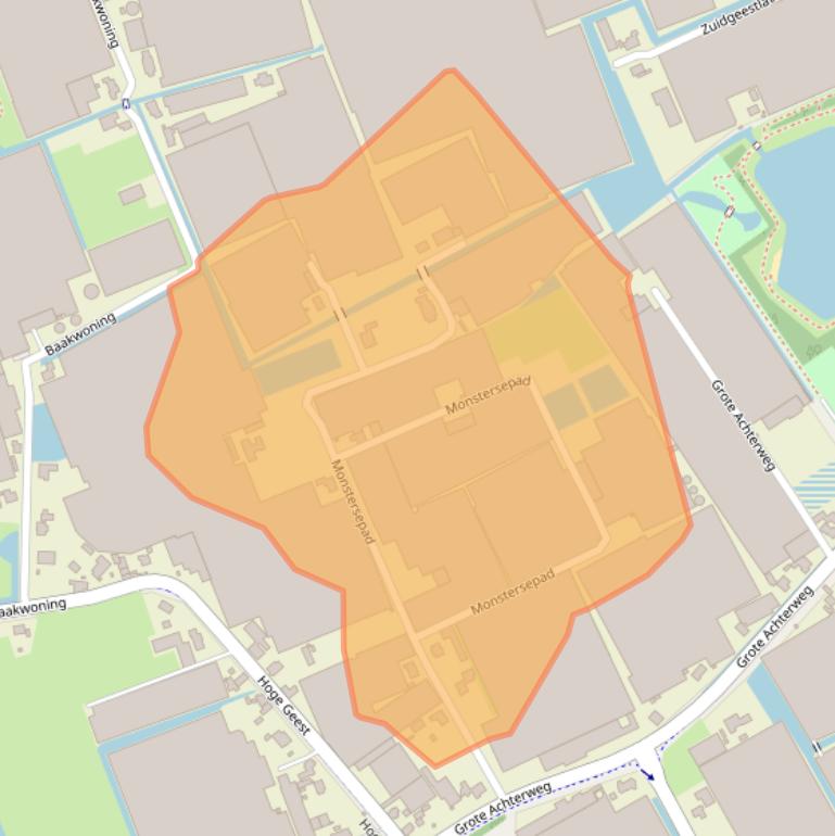 Kaart van postcodegebied 2671LG.