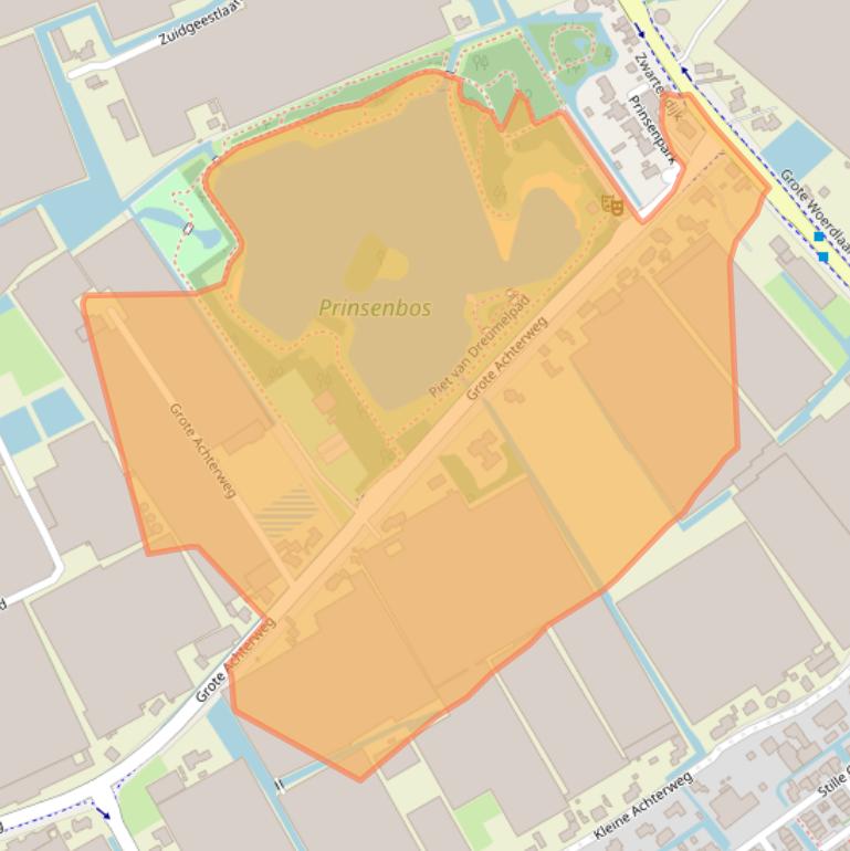 Kaart van postcodegebied 2671LR.