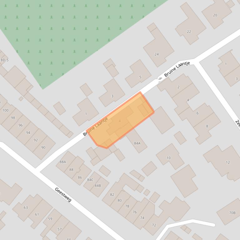 Kaart van postcodegebied 2671MA.