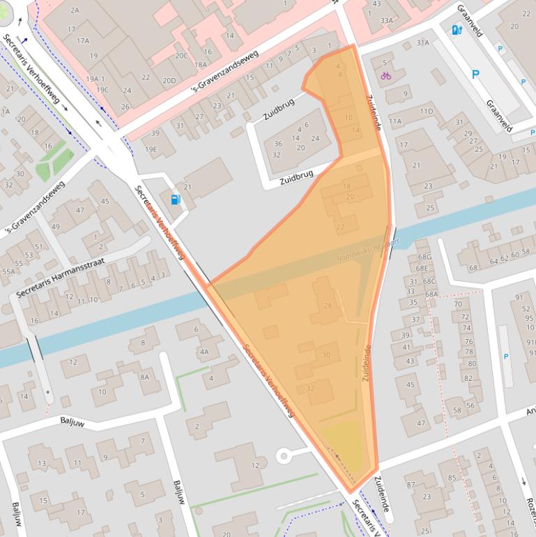 Kaart van postcodegebied 2671MH.