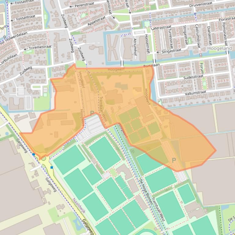 Kaart van postcodegebied 2671MJ.