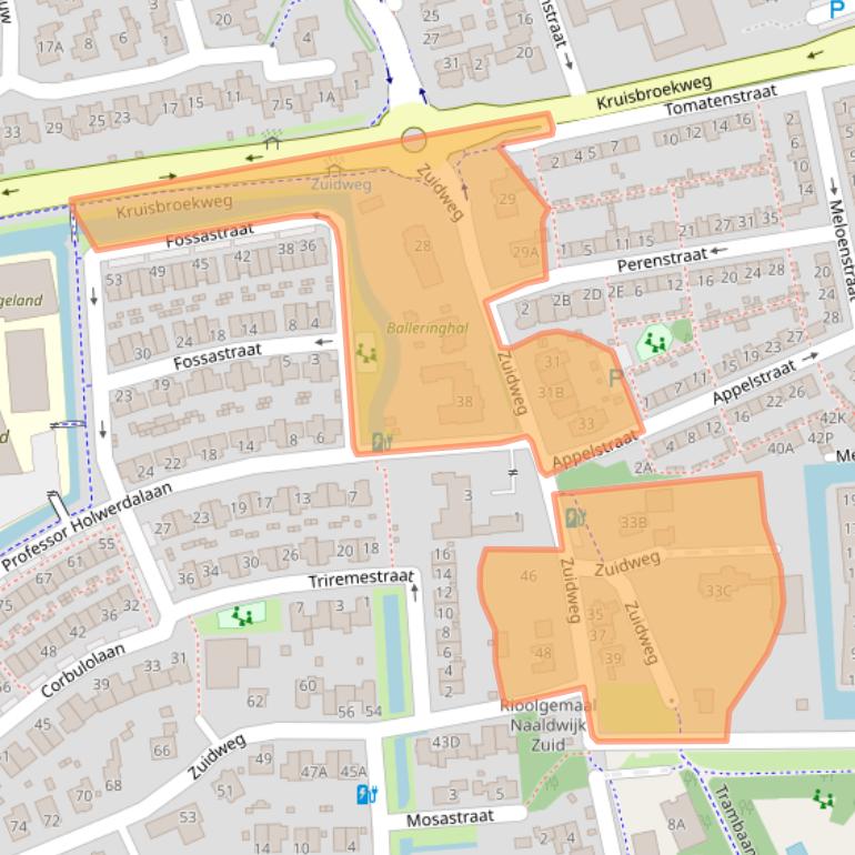Kaart van postcodegebied 2671MN.