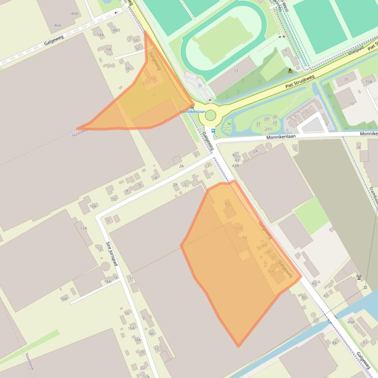 Kaart van postcodegebied 2671MS.